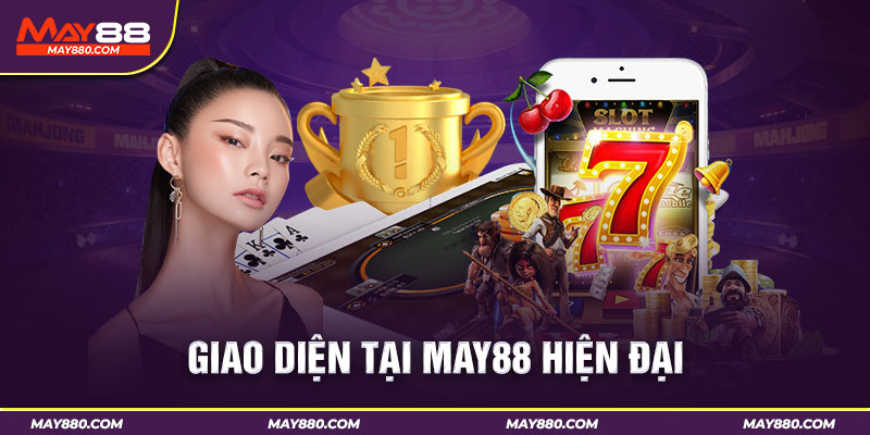 Bố cục website game bài May88 được sắp xếp một cách khoa học và rõ ràng