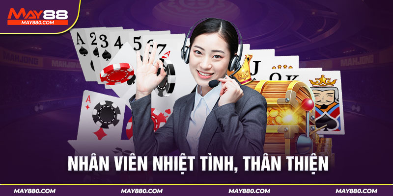 Nhân viên nhiệt tình phản hồi vấn đề nhanh nhẹn